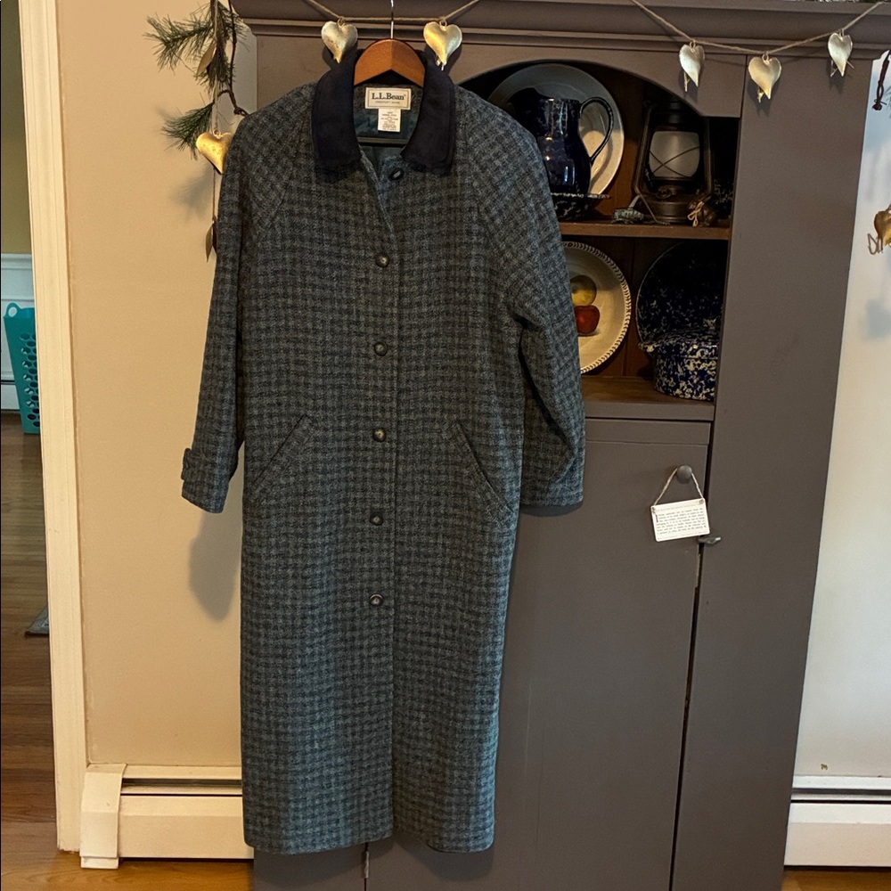 LLBean vintage 1990s long coat